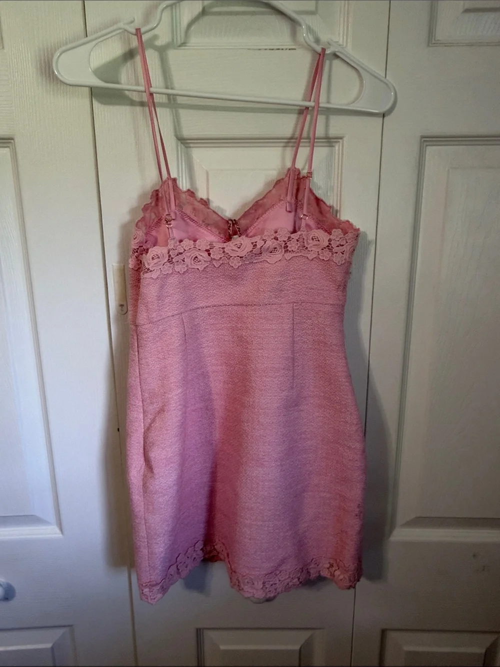 LoveShackFancy Aloma dress in Strawberry Spritz